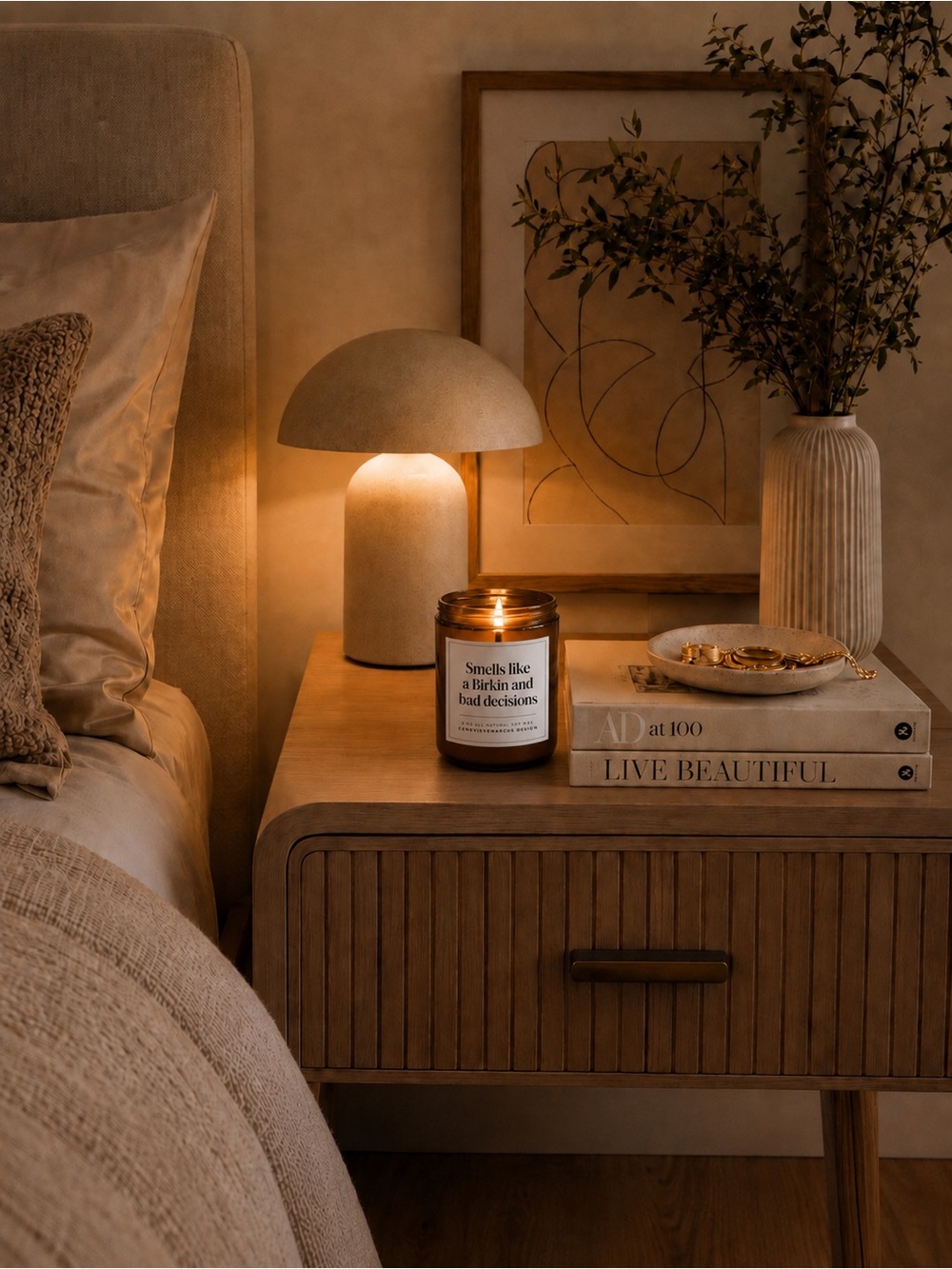 Smells Like a Birkin and Bad Decisions 9 oz Soy Candle - Picture 2 of 6